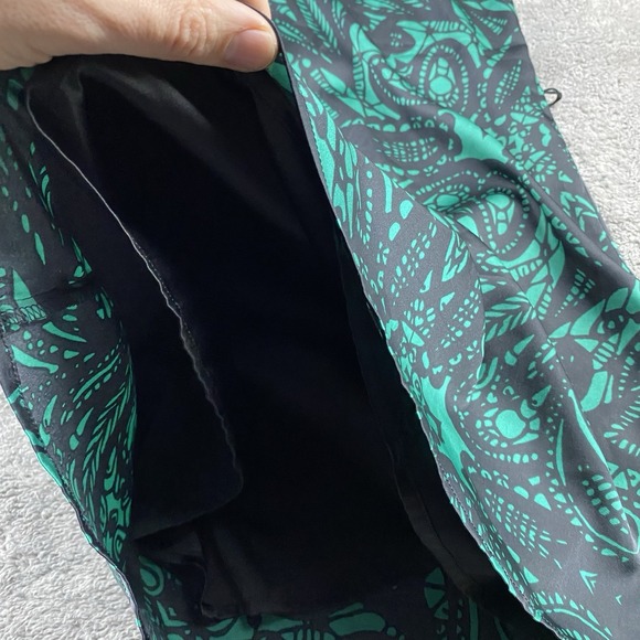 Express Sleeveless Dress Black Lace Womens XS Green - Picture 6 of 15